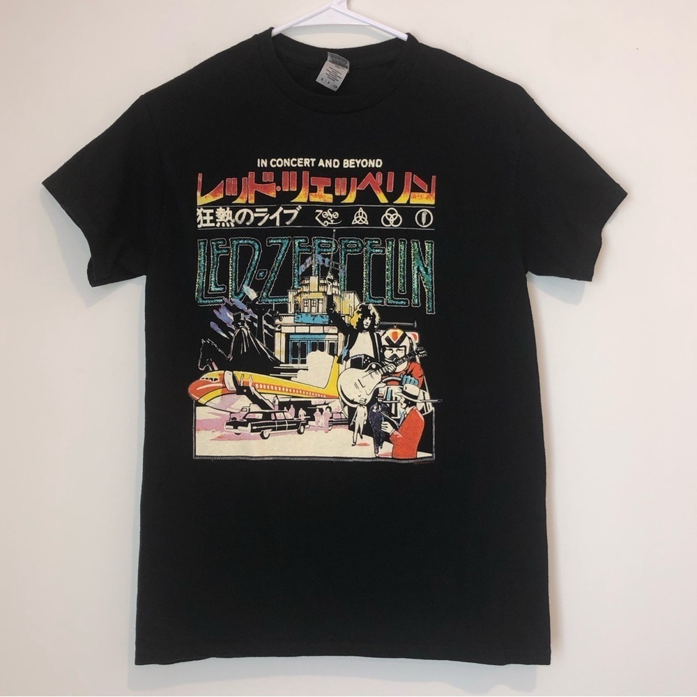 Gildan Black Led Zeppelin Graphic Tee